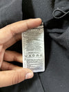 Vintage Adidas Black Three Stripe Half-Zip Anorak Hoodie (XL)