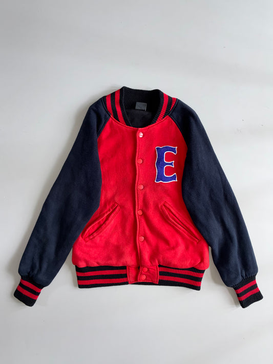 Vintage Varsity Letterman Jacket “E” Patch (S)