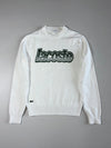 Lacoste | White Big Logo Knit Sweater | (S)