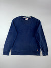 Adidas Logo Pullover Hoodie - Grey with White Stripes (L)