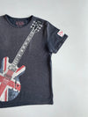 Vintage NEXT Authentic British Classics Union Jack Electric Guitar Graphic Tee (S)