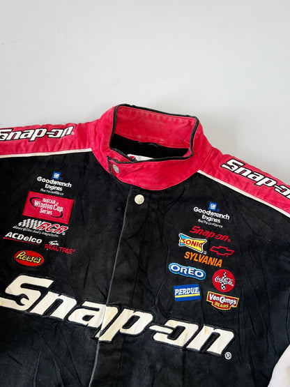 !                                                                                                                                                                                                  Vintage Kevin Harvick Snap On Racing Jacket (RARE FIND) (XL)