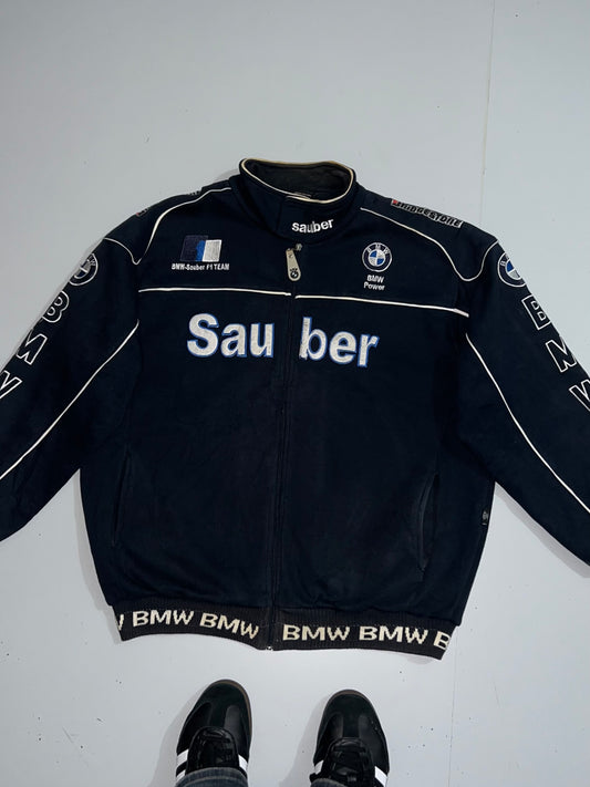 !               BMW Williams F1 Racing Team Sauber Vintage 2006-2007 Jacket Navy (XL/2XL)