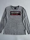 Abercrombie & Fitch | Grey Logo Longsleeve | (XL)