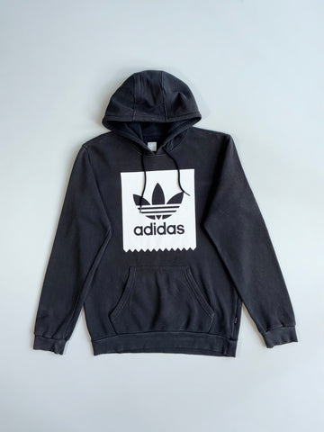 Adidas Skateboarding | Black Blackbird Box Logo Hoodie | (M)