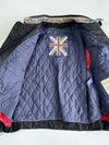 Triumph Original Distressed Pure Leather Biker Jacket | Union Jack Badge | Racing Stripes | Quilted Lining (2XL)
