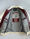 Vintage Avirex Racing Leather Bomber Jacket (5XL)