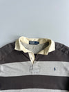Polo by Ralph Lauren Vintage Bold Stripe Long Sleeve Rugby Heavy T-Shirt (L/XL)