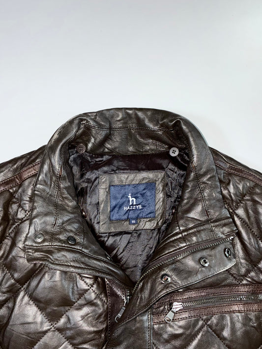 Hazzys Premium Original Leather Jacket (M)