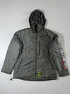 Polo Jeans Co. Ralph Lauren | Olive Fleece Lined Hooded Spellout Jacket (2XL)