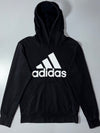 Adidas Big Logo Pullover Hoodie – Black, (M)