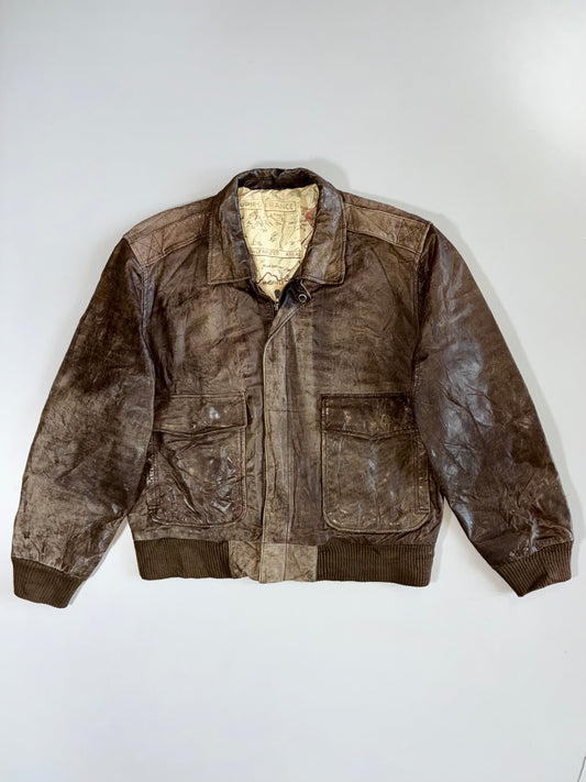 Vintage Frances Premium Original Pure Leather Jacket (M)