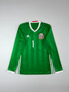 Adidas Mexico National Team Goalkeeper Jersey #1 – Green Long Sleeve (M)