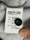 Big Train Japanese Dragon Embroidered Sherpa-Lined Hoodie – Charcoal (S/M)