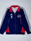 Adidas Lilla Edets IF Track Jacket – Navy/Red, Full Zip Windbreaker (M)