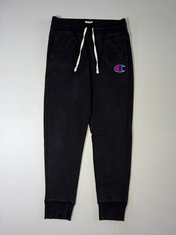 Champion Black Big C Logo Fleece Joggers (W:32) (L:40)