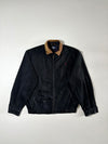 Polo Ralph Lauren Black Harrington Jacket w/ Corduroy Collar (L)