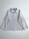 Vintage Kappa Light Grey Quarter Zip Fleece Pullover (XL)