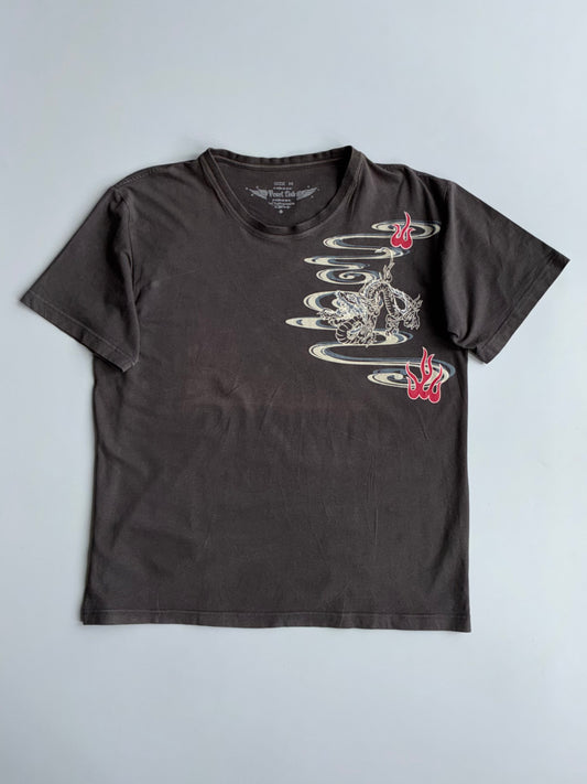 Pearl Fish | Dragon Graphic Tee Black | (L)