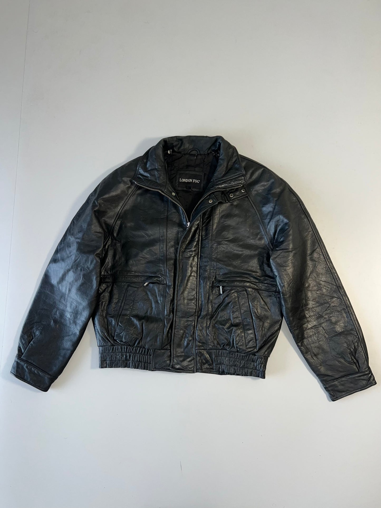ZSuper Premium Original Leather London fog OG (RARE) jacket (L)