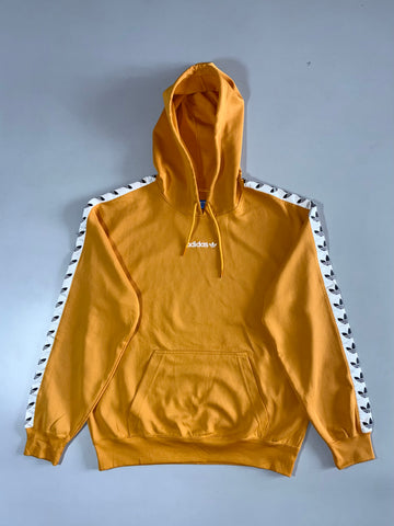 Adidas Originals Mustard Yellow Taped Trefoil Hoodie (XL)