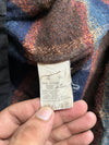 Marlboro Classics Vintage Black Canvas Work Jacket – Brown Leather Collar (XL)