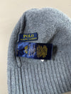 Vintage Polo Ralph Lauren Light Blue Merino Wool Beanie (H:8.5 inches/W:16 inches)