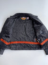 Vintage 90s Harley-Davidson Genuine Leather Studded Biker Jacket  Pyramid Studs, Belted Waist (L)