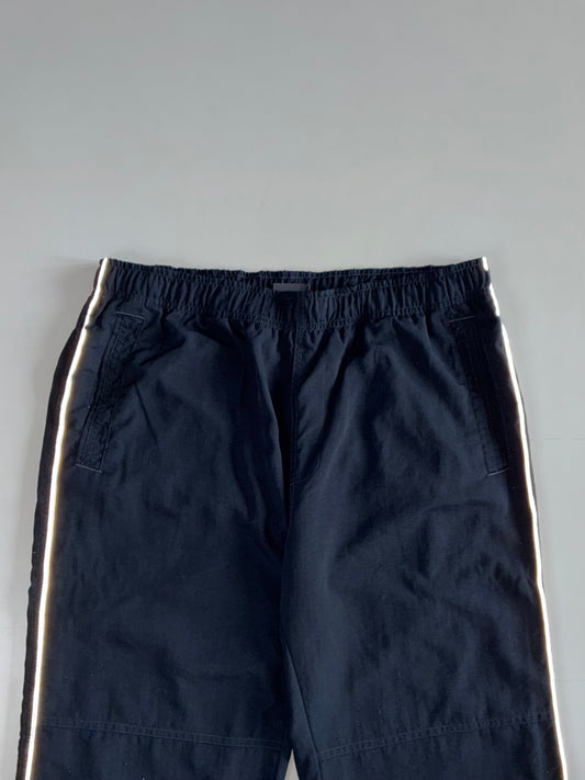 Hang Ten Black Track Pants w/ White Stripe Elastic(W:32|L:40)