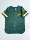 Vintage Athletic Knit "ERHS Comets" Mesh Baseball Jersey – Green/Yellow (L)