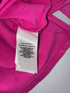 Ralph Lauren Long Sleeve Polo – Hot Pink with Neon Green Pony (XS)