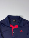 Adidas Long Sleeve Polo Shirt — Navy Blue (3XL)
