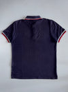 Lacoste Navy Tricolore Piqué Polo – France Croc Logo (L)