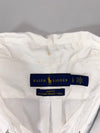 Ralph Lauren White Slim Fit Feather Weight Twill Button-Up Shirt (L)