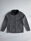 The North Face Grey Fleece Sherpa Collar Full-Zip Jacket (L)