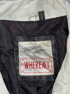 Vintage 90s Michael Hoban Wheremi USA Leather Jacket – Red, White & Black Panels (XL)