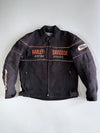 Harley-Davidson Racing “Screamin’ Eagle” 2-in-1 Moto Jacket Removable Liner embroidered Textile RidingJacket (M/L)