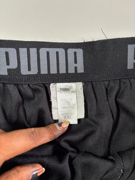 Puma Big Cat Logo Black Shorts (W:37) (L:21)