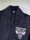 NBA Chicago Bulls Black Bomber Jacket – Embroidered Logo (M)