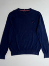 Tommy Hilfiger Cotton Knit Crewneck Sweater – Navy (S)