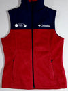 Columbia x Canada Games 2019 Red Deer Red & Navy Fleece Vest Women’s (XS)