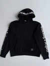 With Indiscrimination” Graphic Hoodie  (M)