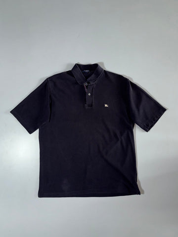 Burberry London Navy Pique Polo Shirt – Size (XL)