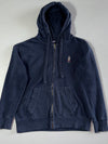 R. Athletic Jeans Co. Navy Zip-Up Hoodie – Bear Logo | (L)