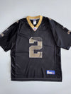 Reebok NFL New Orleans Saints #2 Game Jersey | Black & Gold (2XL)