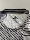 Adidas FreeLift Climalite Tee – Grey Graphic Stripe (L)