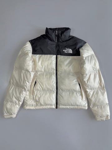 The North Face Nuptse Puffer Jacket with Hidden Collar Cap (M)