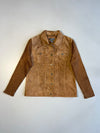 Super Premium Original Leather Jacket (Woollen sleeve)(S)