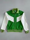 Nike Green & White Colorblock Track Jacket (XS)