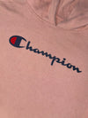 Champion Script Logo Pullover Hoodie – Dusty Pink (M)